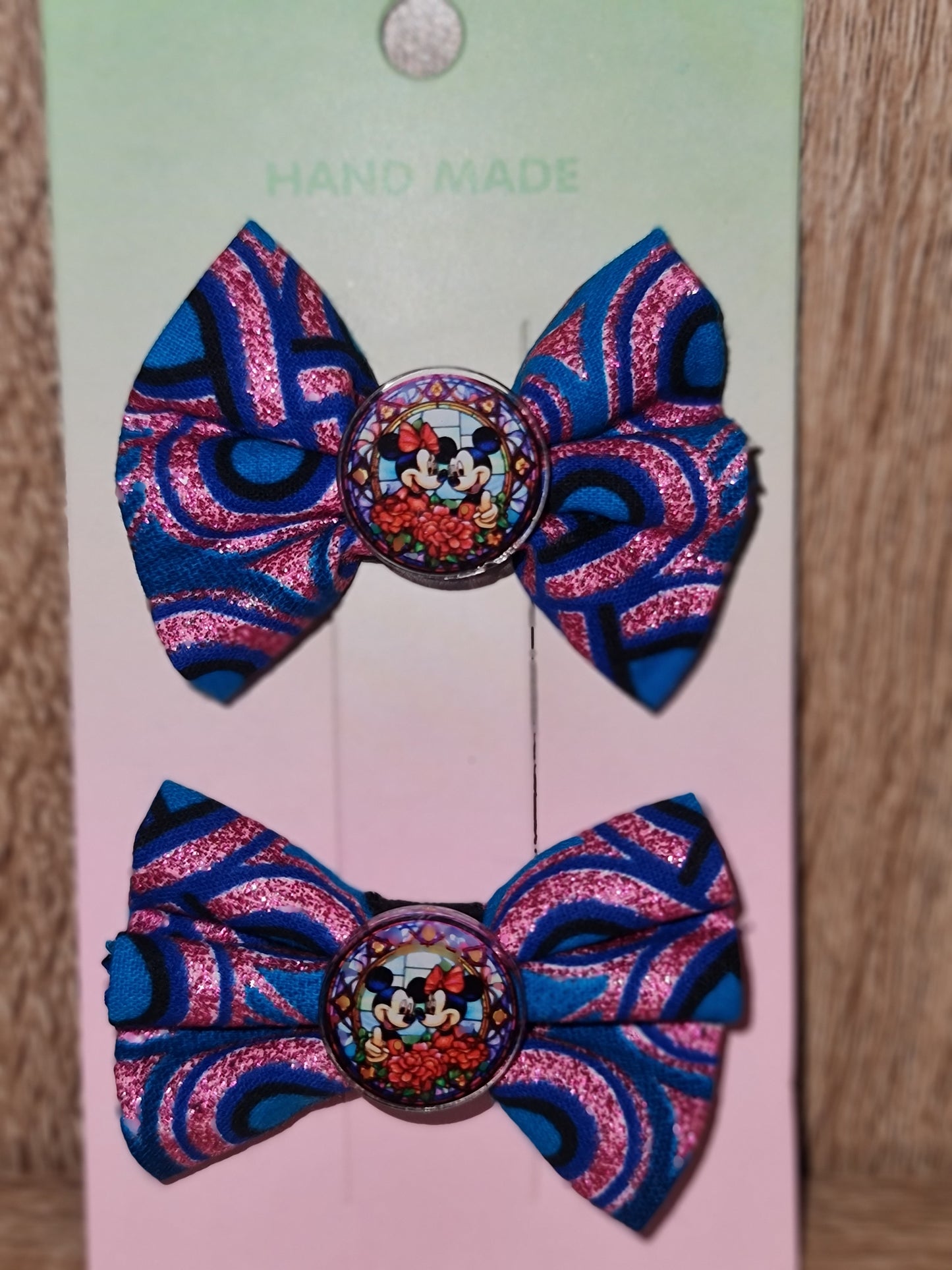 Barrettes souris bisou