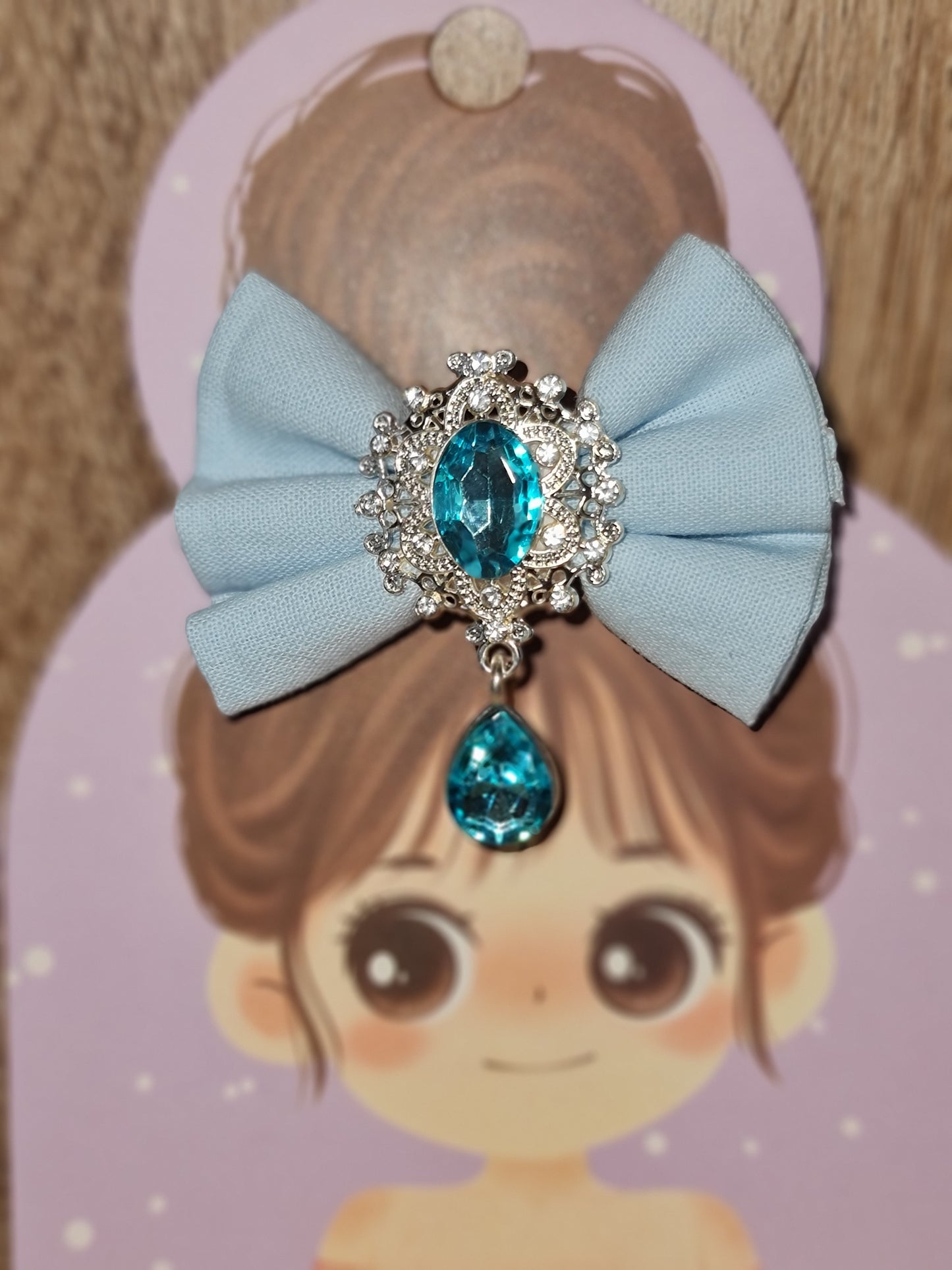 Barrette strass