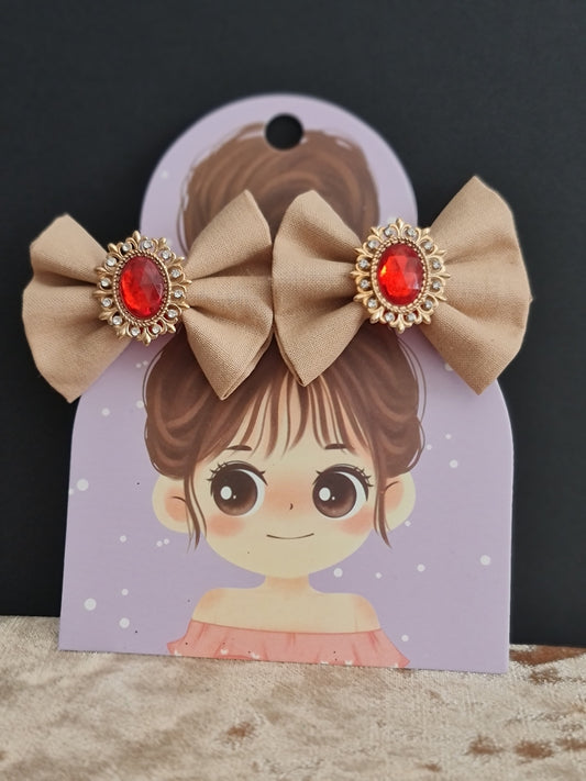 Barrettes à strass