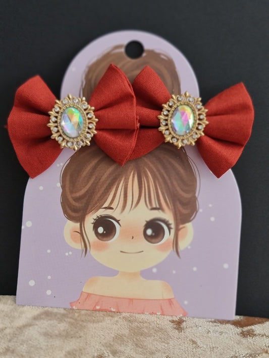 Barrettes à strass