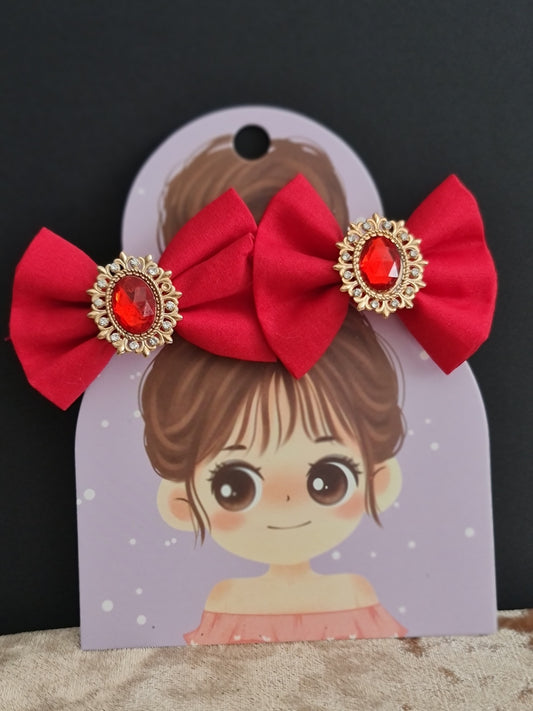 Barrettes à strass