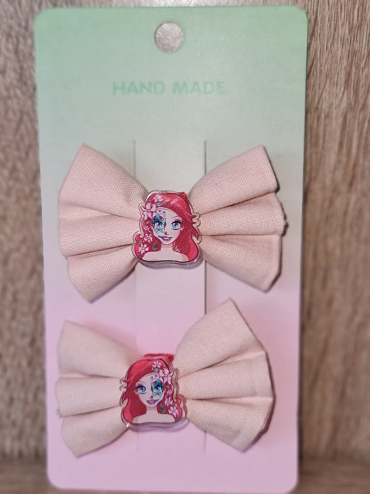 Barrettes princesse des mers
