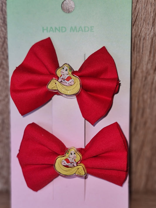 Barrettes cheveux d'or