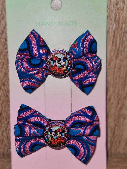 Barrettes souris bisou
